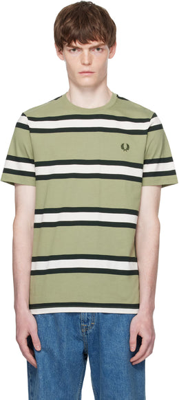 Khaki Bold Stripe T-shirt