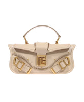 Chic Leather Handbag with Turn Lock