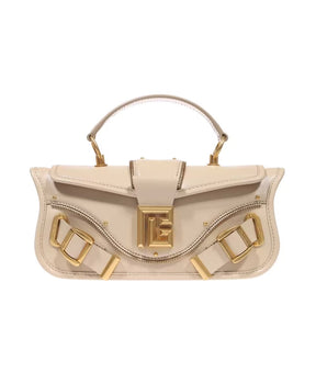 Chic Leather Handbag with Turn Lock