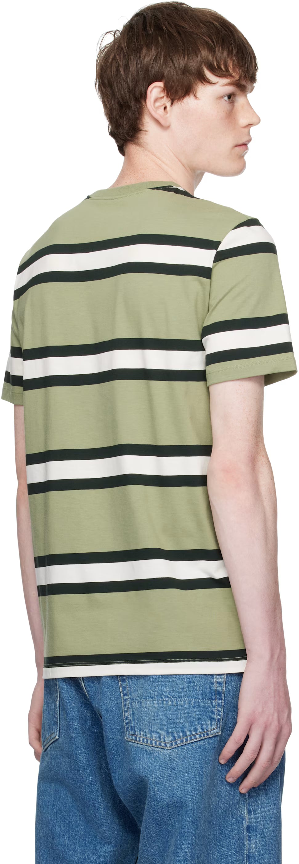 Khaki Bold Stripe T-shirt