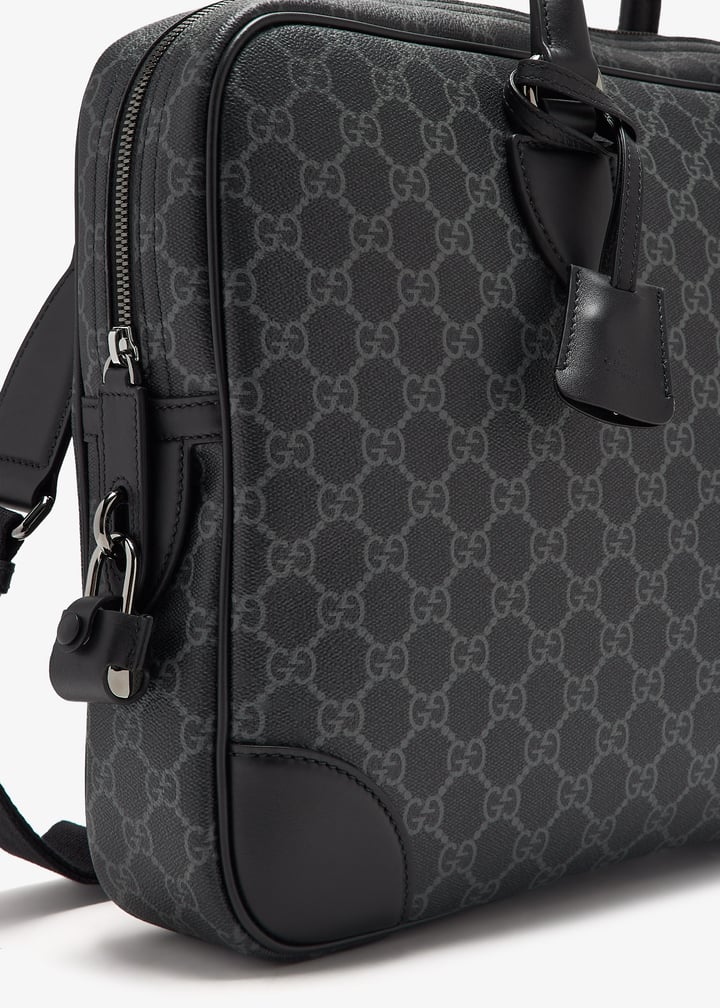 Gucci GG Emblem medium briefcase