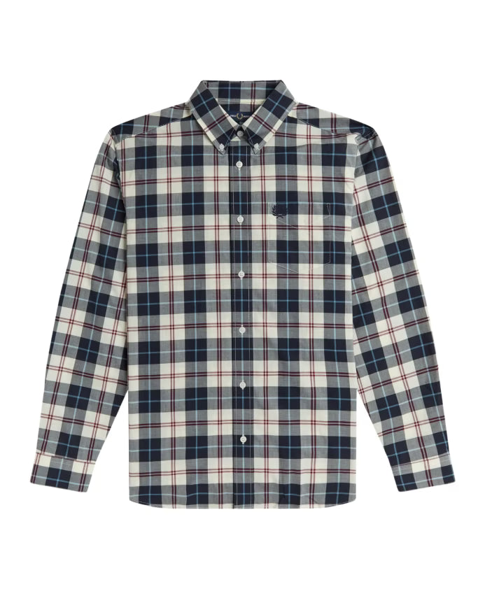 Fred Perry Tartan Button Down Shirt