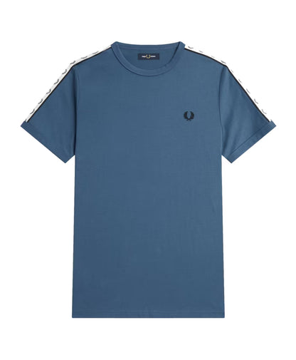 Fred Perry Ringer T-Shirt Midnight Blue