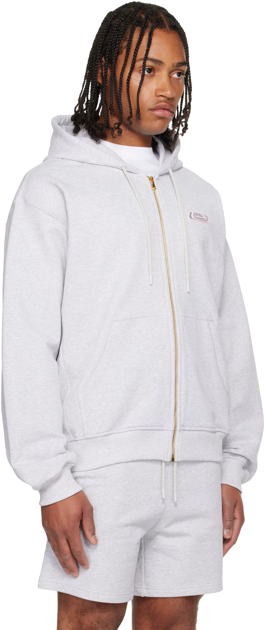 Gray Classic Full Zip Hoodie