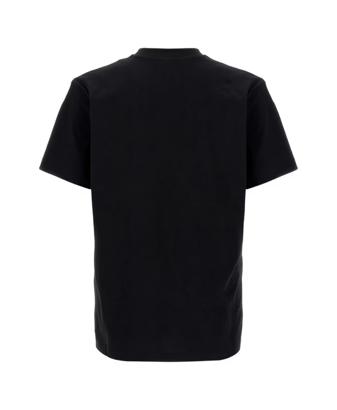 Moschino Black Crew Neck Front Print T-shirt