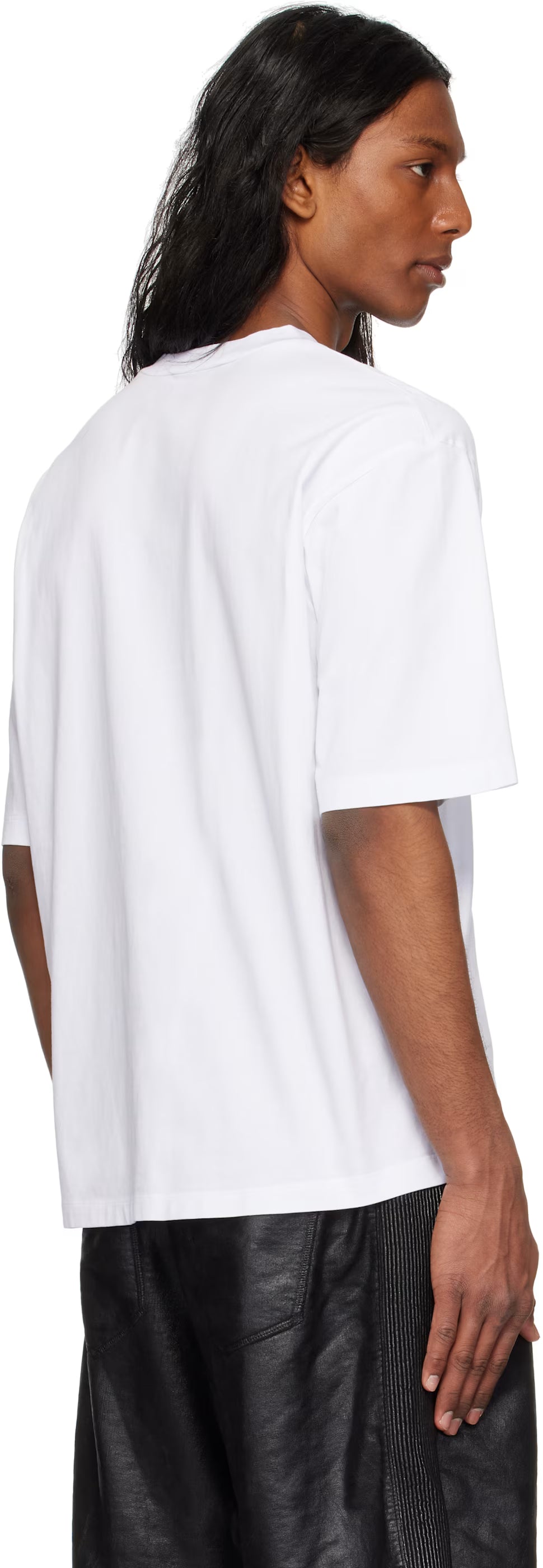 White Summer Lovers Loose Fit Colourful Logo T-shirt