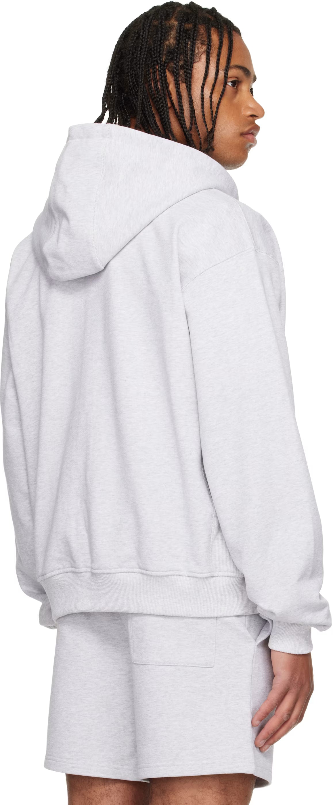 Gray Classic Full Zip Hoodie