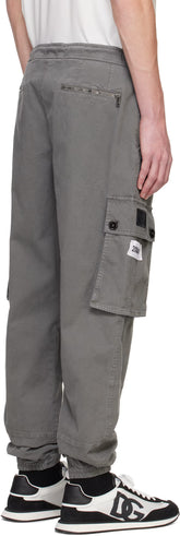 Dolce&Gabbana Gray Cotton Cargo Pants