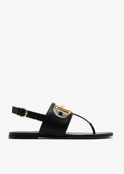 Gucci Horsebit thong flat sandals