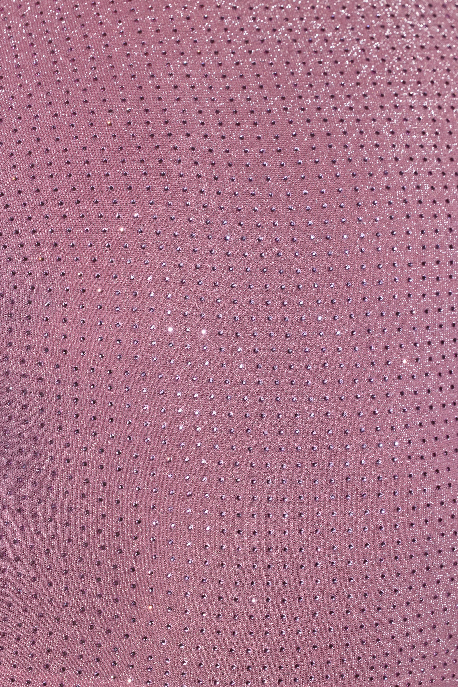 Embellished Long Sleeve Evening Gown in Light Pink