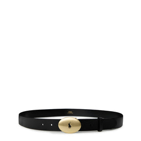 Id Oval-Buckle Vachetta Belt