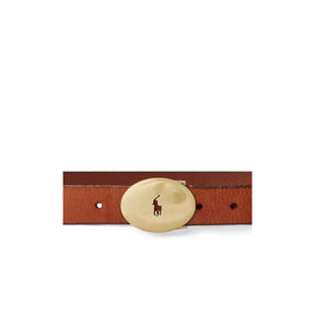 Id Oval-Buckle Vachetta Belt