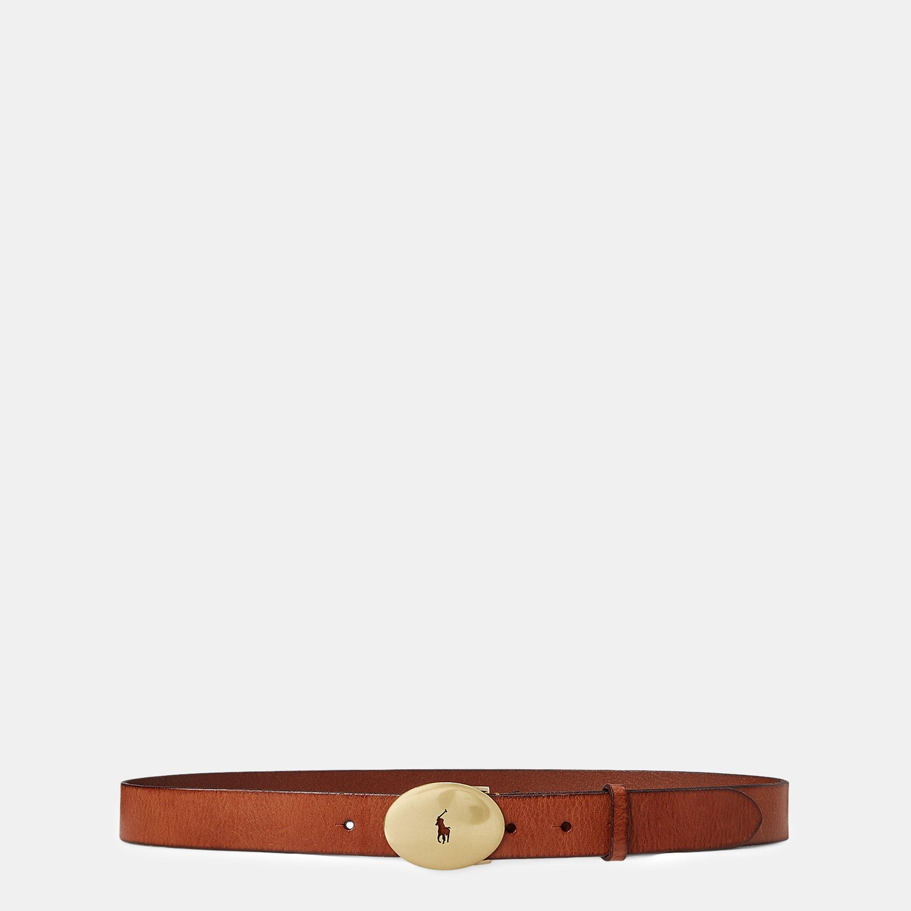 Id Oval-Buckle Vachetta Belt