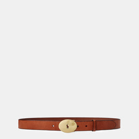 Id Oval-Buckle Vachetta Belt
