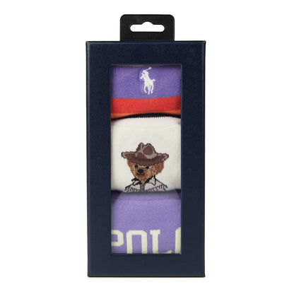 Western Bear Socks Box Of 3