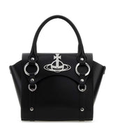 Black Leather Small Betty Handbag