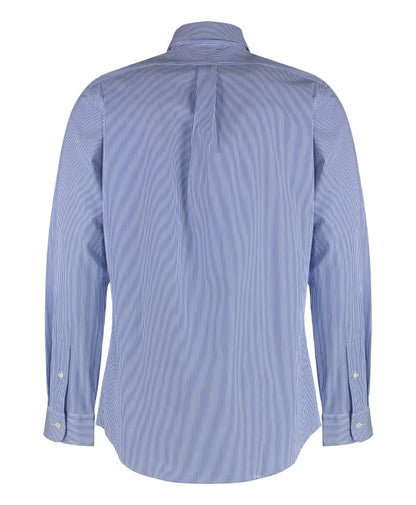 Polo Ralph Lauren Striped Cotton Shirt with Button-Down Collar