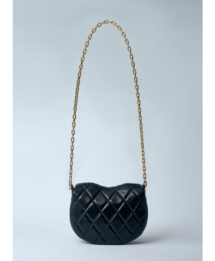 Quilted Leather Rocking Horse Shoulder Bag