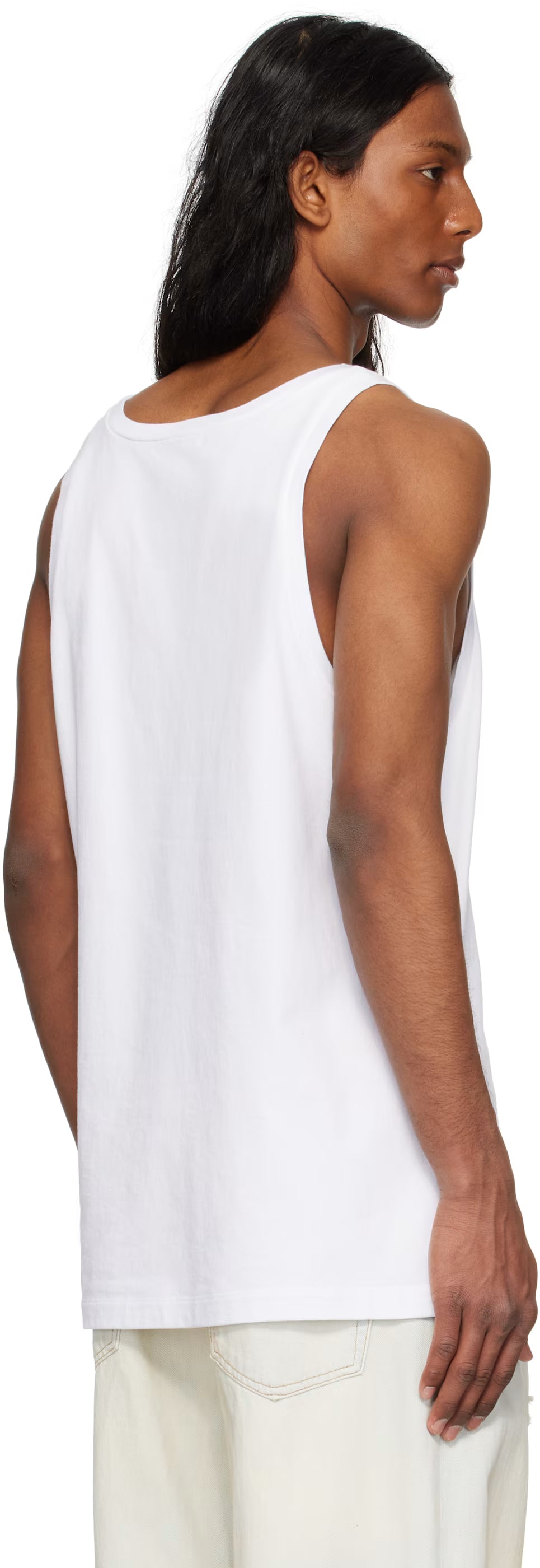 White 'Summer Lovers' Sport Fit Tank Top
