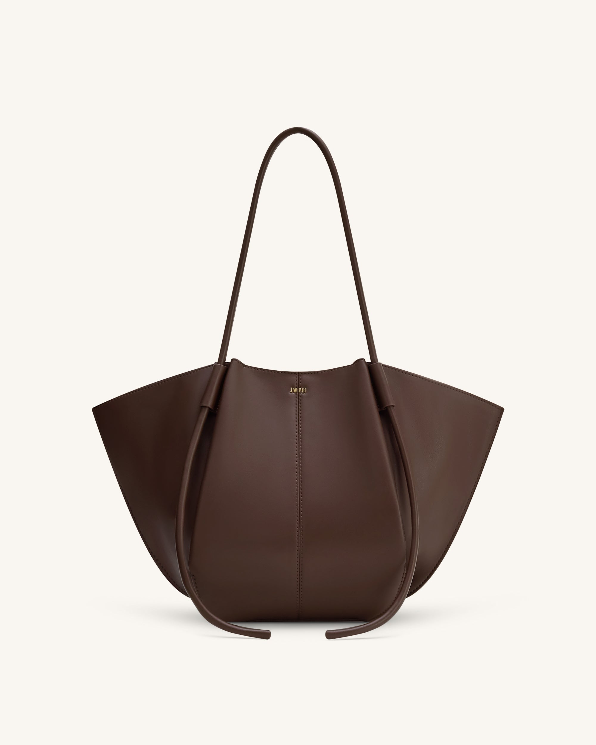 Nala Wide Tote Bag - Mocha Brown