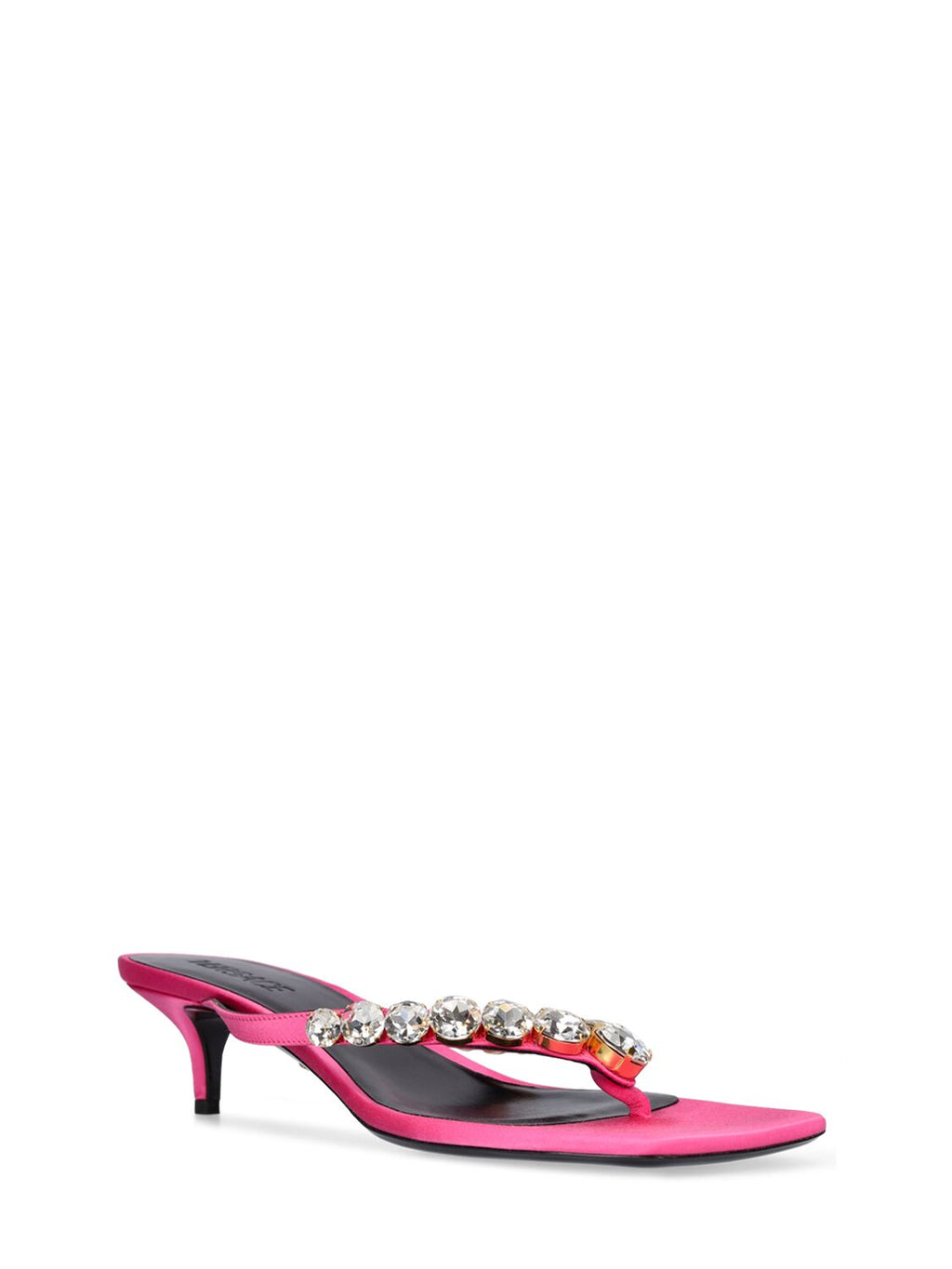 Versace Versace 45mm Embellished satin sandals - Size: UK 3 Heels | Shop From The Mirage