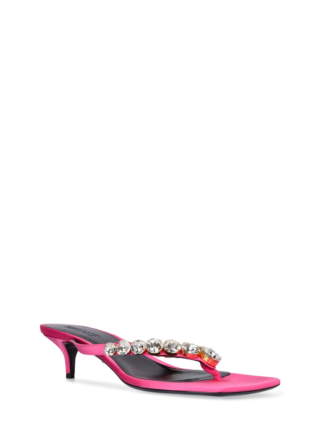 Versace Versace 45mm Embellished satin sandals - Size: UK 3 Heels | Shop From The Mirage