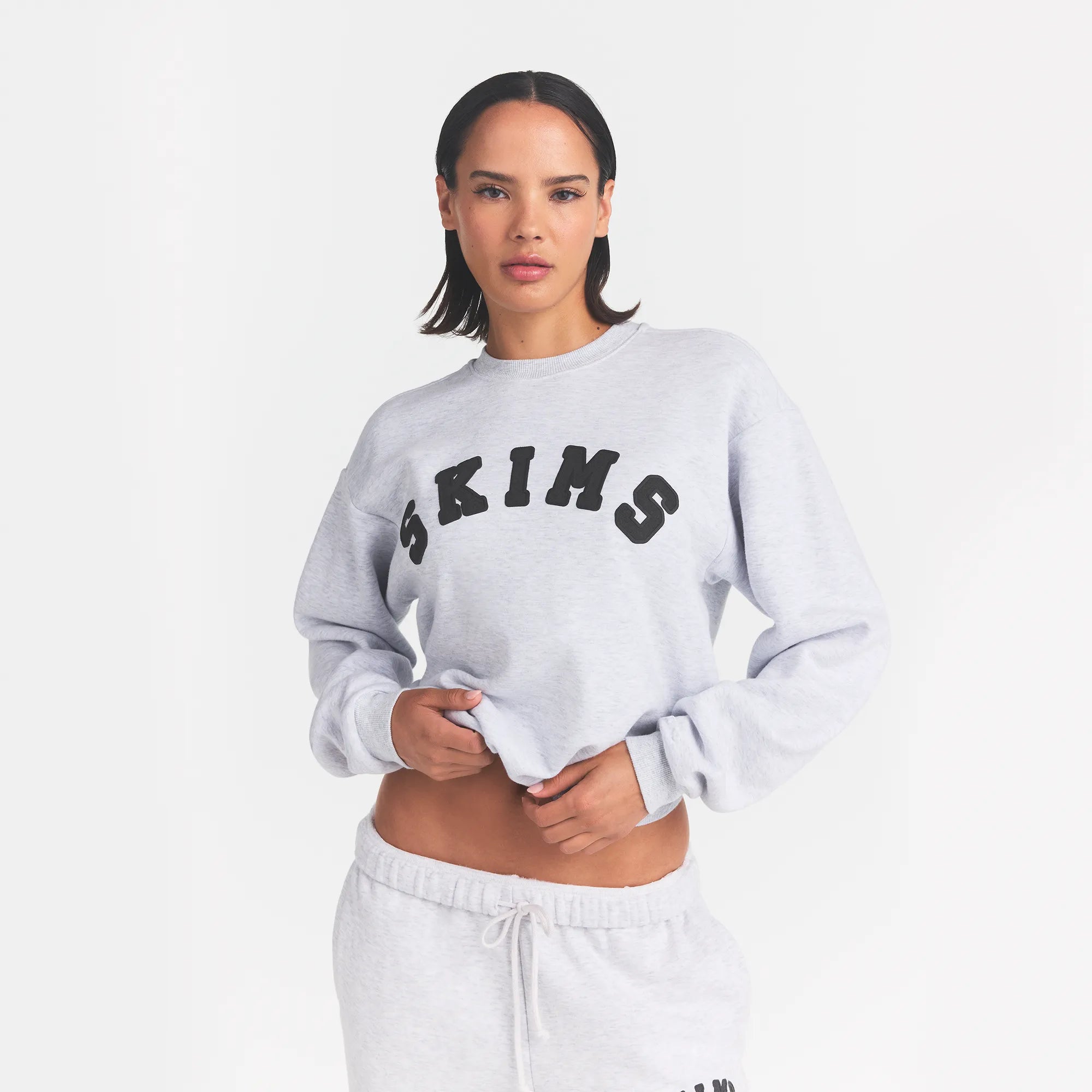 Cotton Fleece Logo Classic Crewneck