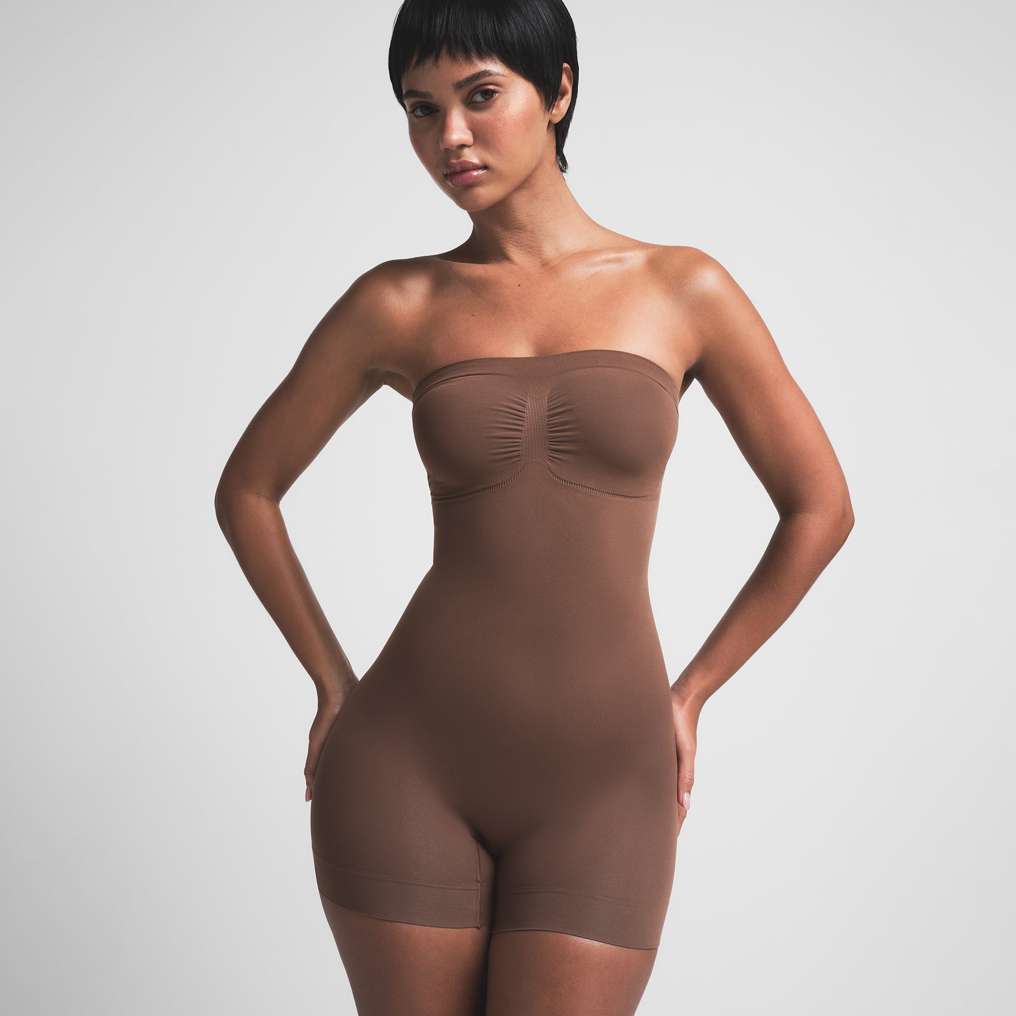 Seamless Sculpt Strapless Shortie Bodysuit