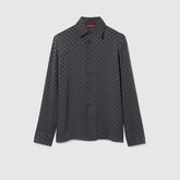 GG silk jacquard shirt