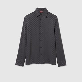 GG silk jacquard shirt
