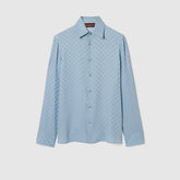 GG silk jacquard shirt