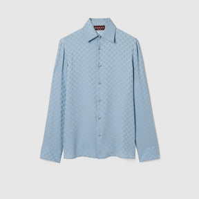 GG silk jacquard shirt