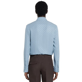 GG silk jacquard shirt