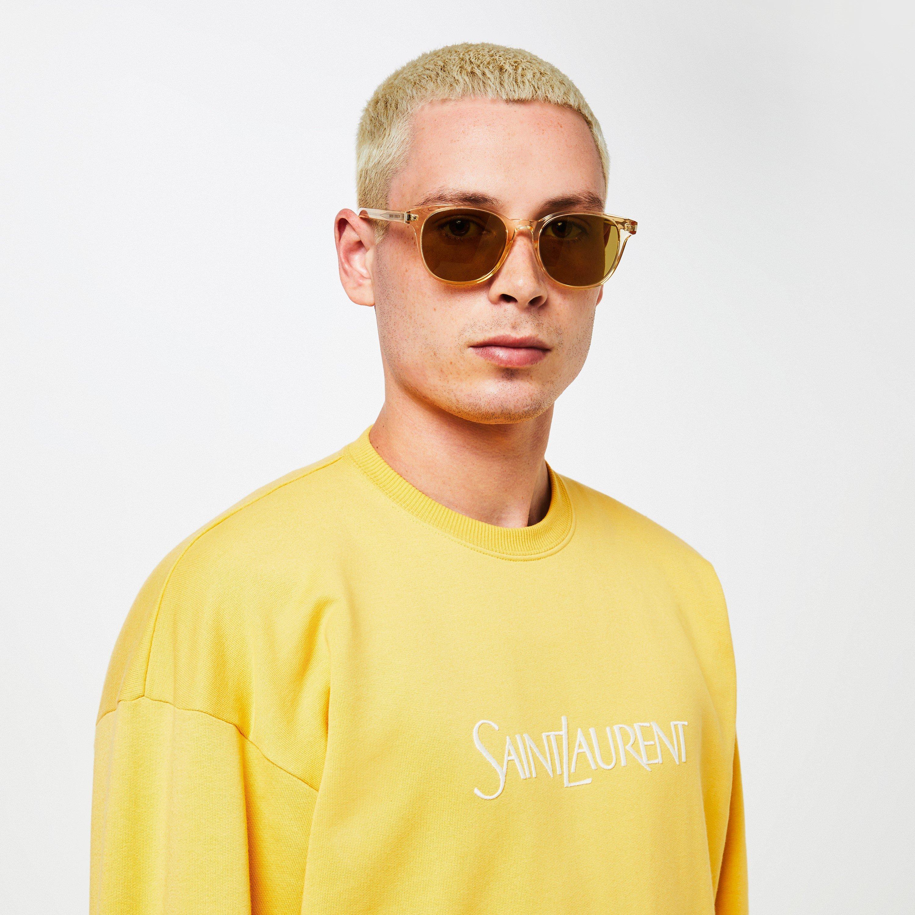 Men's YSL Zoe Round Sunglasses