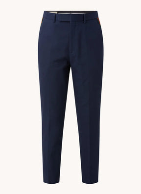 Gucci Women's Slim-Fit Cropped Trousers with Stripe Detail