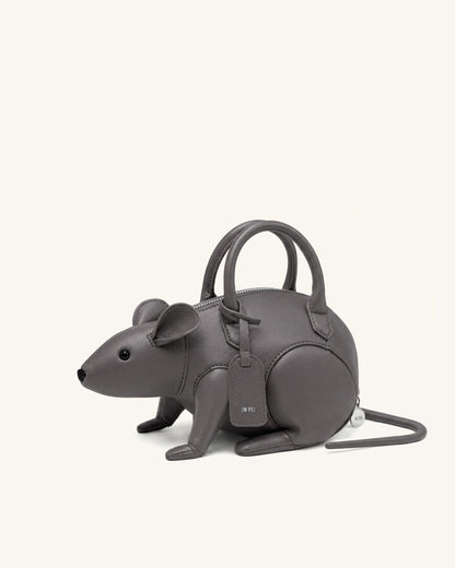 Mia Mouse Top Handle Bag - White
