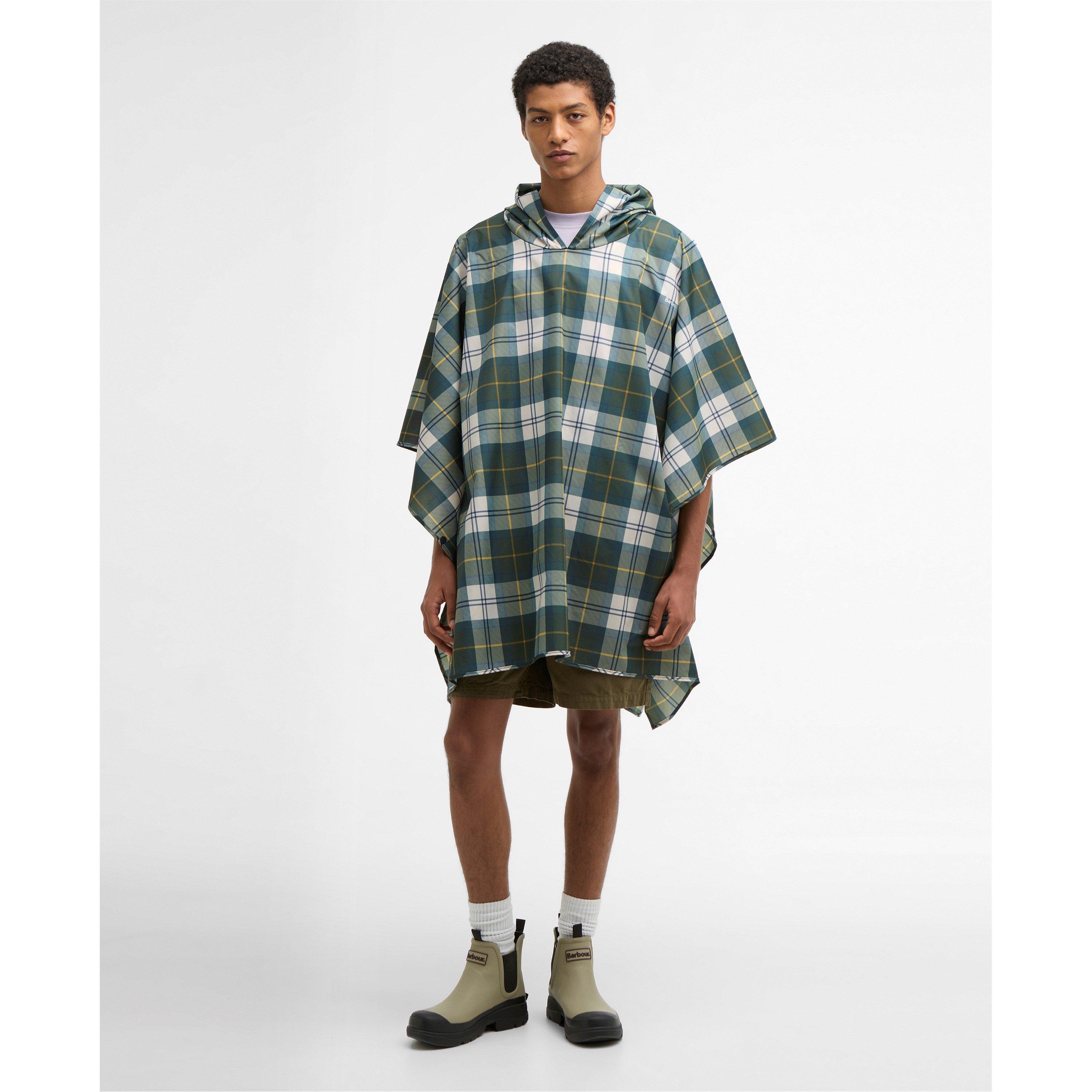 Tartan Water Resistant Hooded Poncho