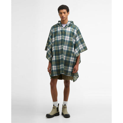 Tartan Water Resistant Hooded Poncho