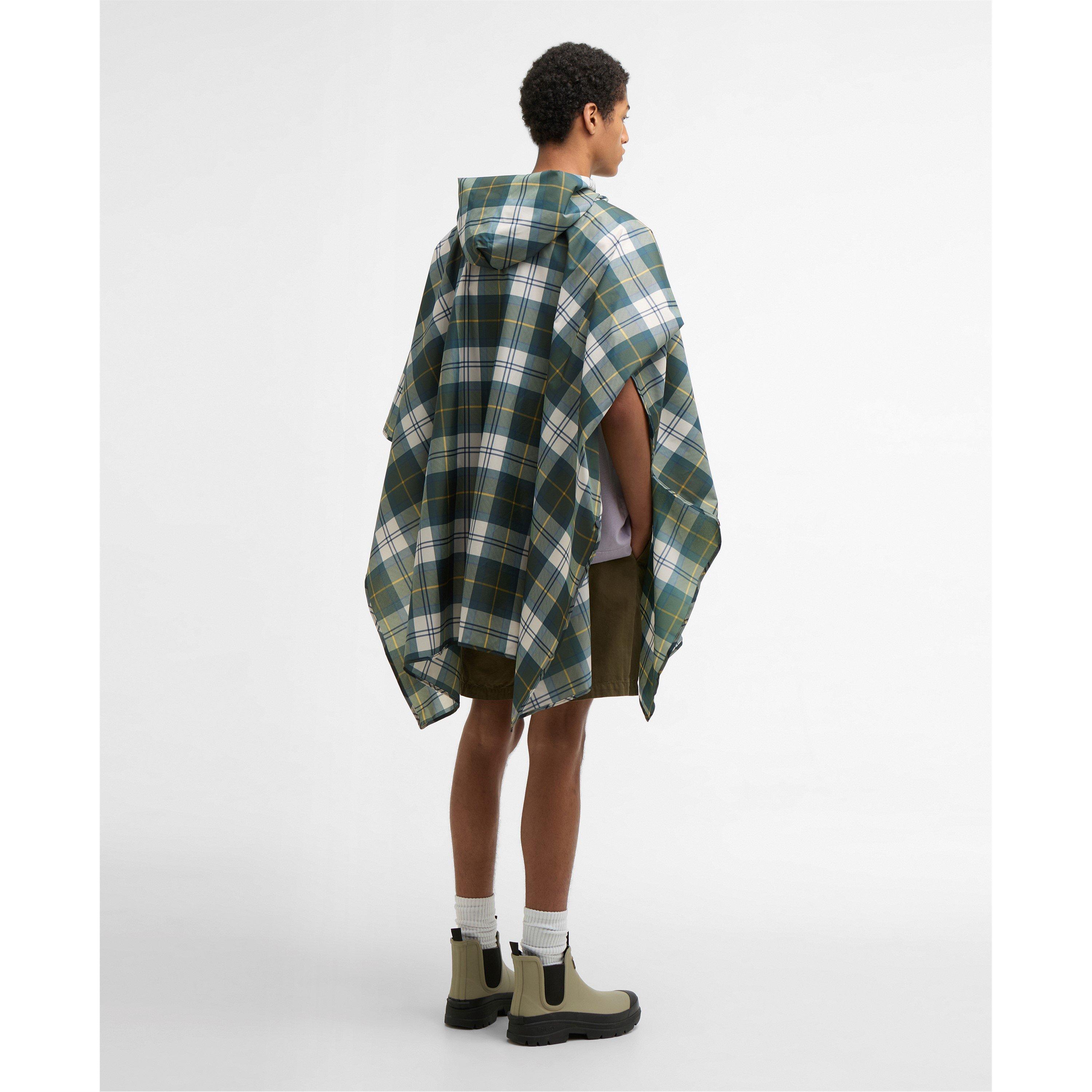 Tartan Water Resistant Hooded Poncho