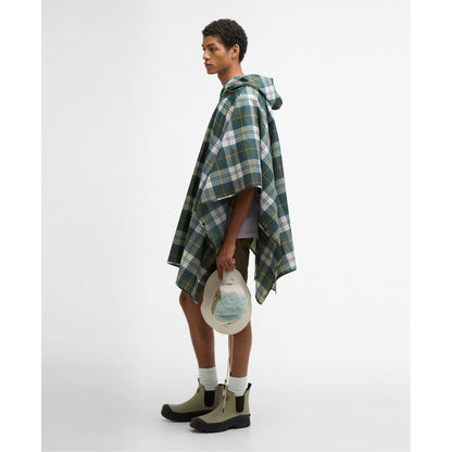 Tartan Water Resistant Hooded Poncho