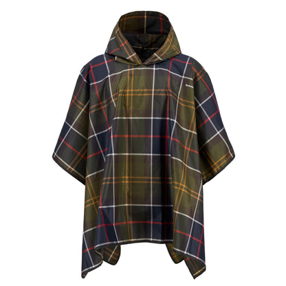 Tartan Water Resistant Hooded Poncho