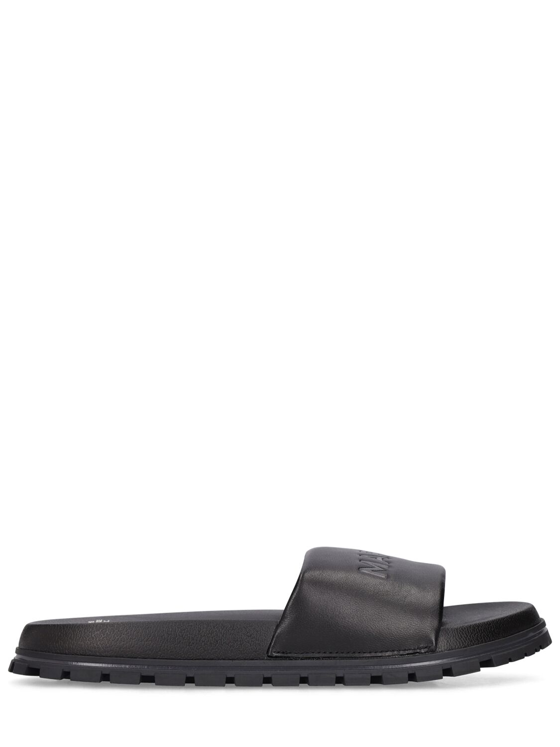 Marc Jacobs Marc Jacobs Leather slide sandals - Size: UK 2 Loafers | Shop From The Mirage