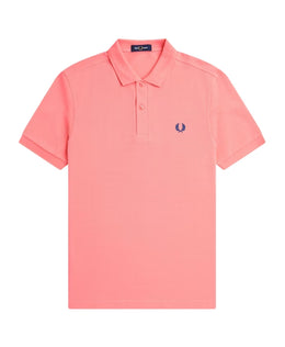 Fred Perry Slim Fit Plain Polo Coral Heat