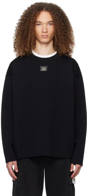 Dolce&Gabbana Black Sicily Sweater