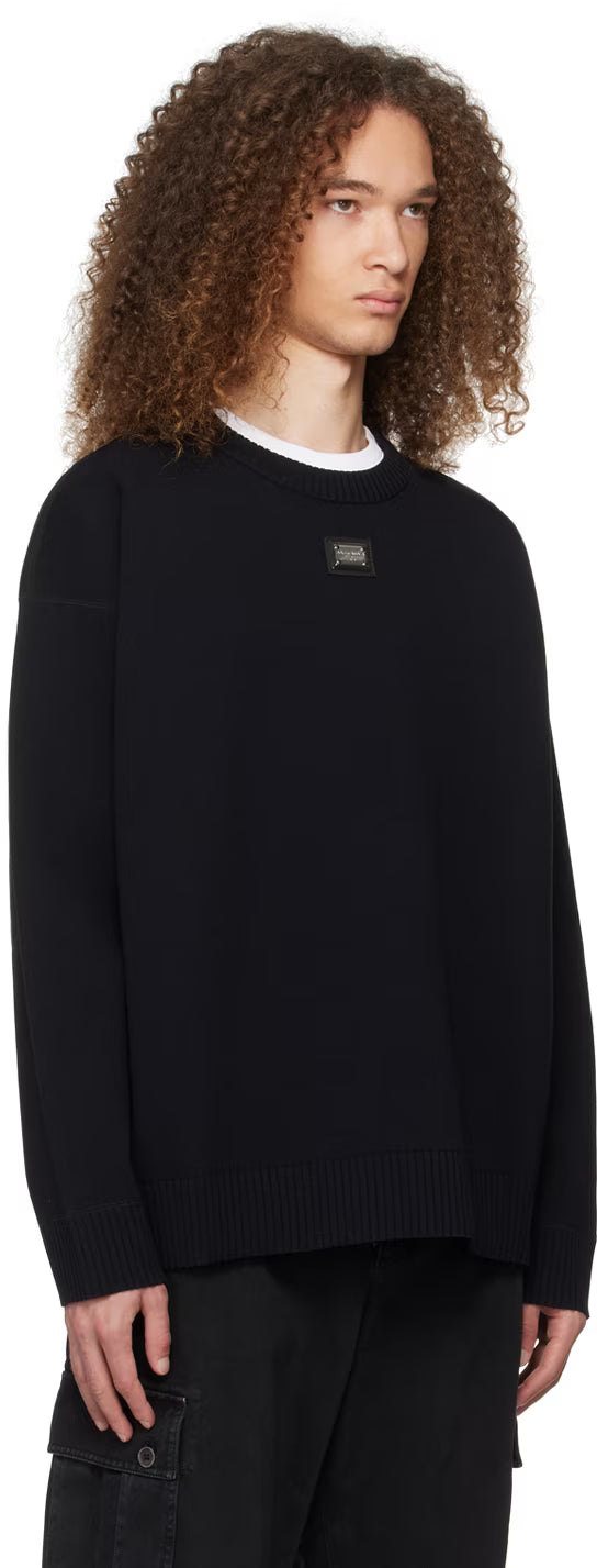 Dolce&Gabbana Black Sicily Sweater
