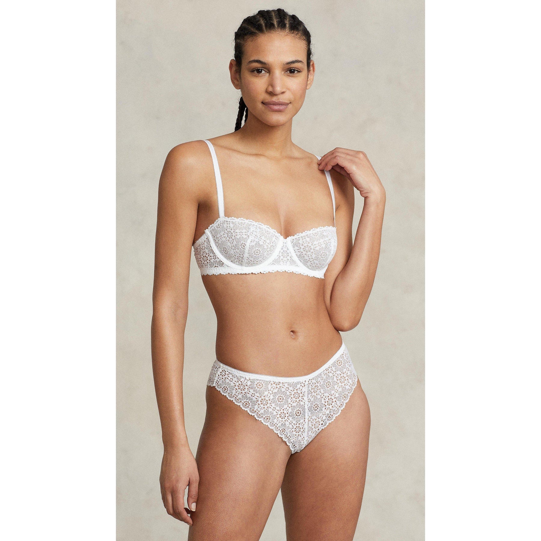 Polo Eyelet Tanga Brief