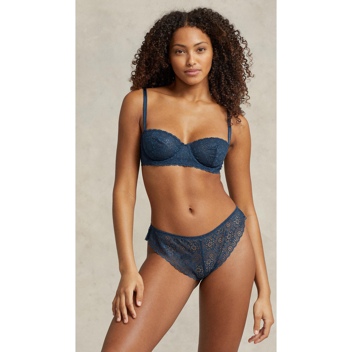 Polo Eyelet Tanga Brief