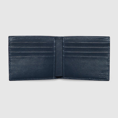 GG bi-fold wallet with print