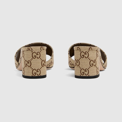 Women's slide sandal with Horsebit