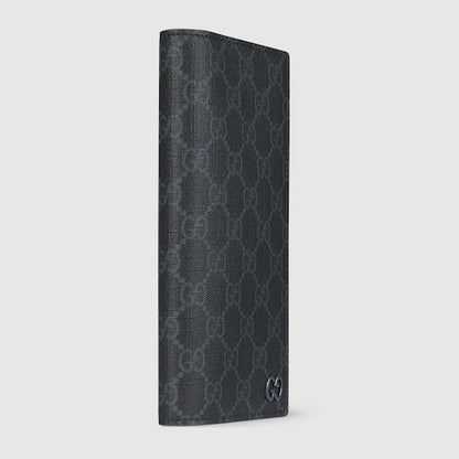 Grey interior GG long wallet